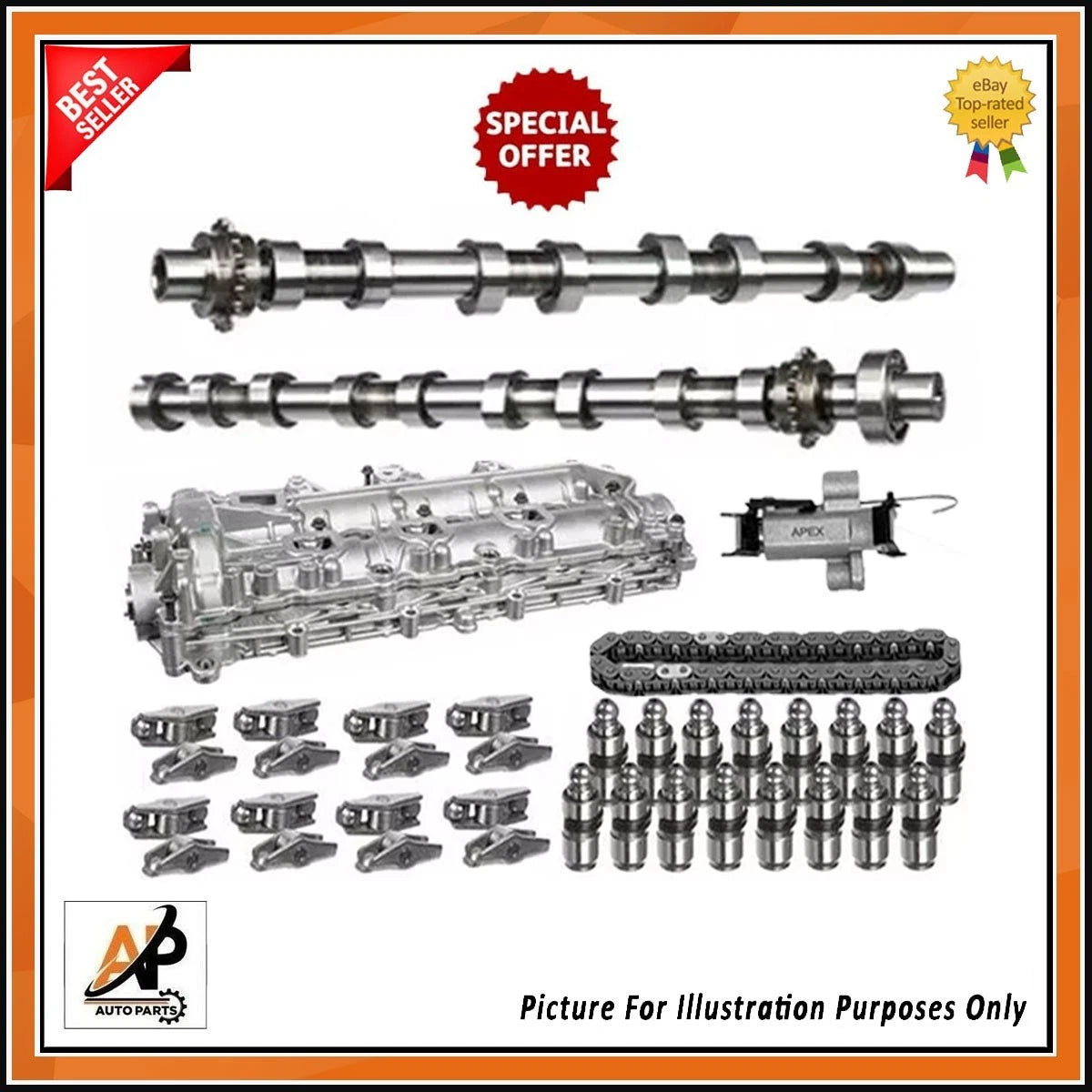 Camshaft Kit Replacement for Peugeot 3008 1.5 BlueHDi DV5R (2017–2023)