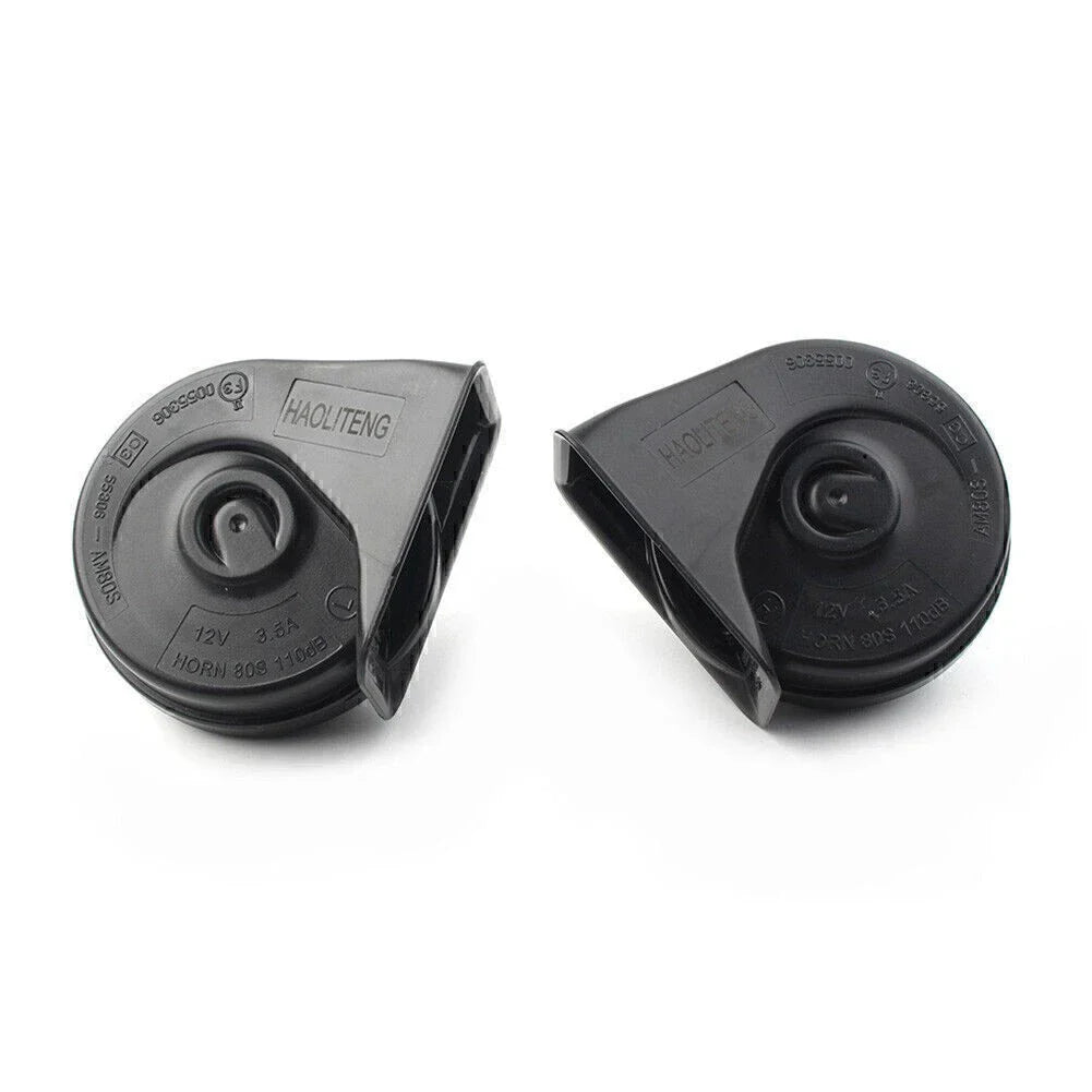 12V Snail Horn 125db Loud Dual Pitch for Honda, Ford, BMW, Universal