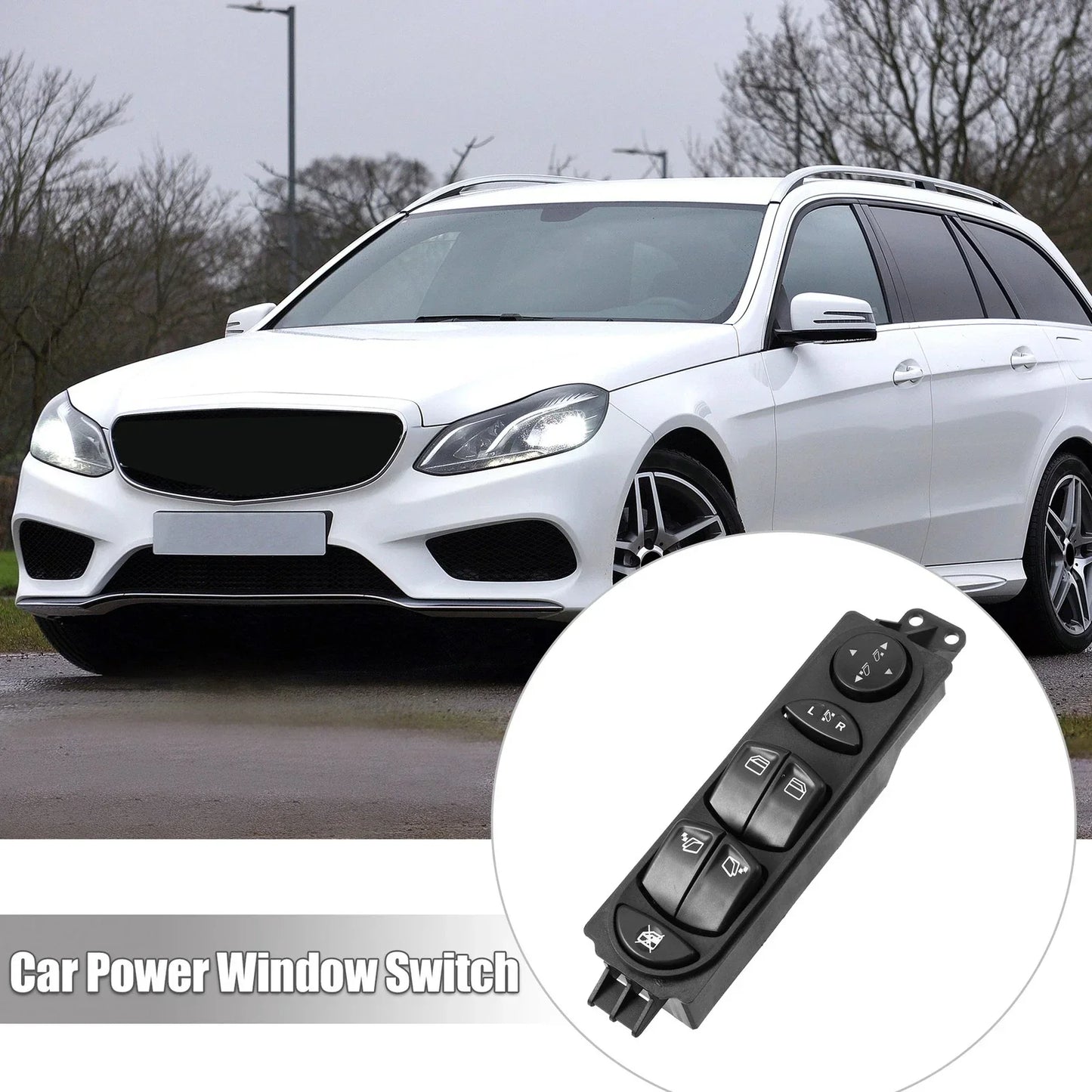 Car Power Window Switch Driver Side for Mercedes Viano Vito (2003-2010)