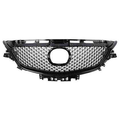 Honeycombe Mesh Front Bumper Grille for Mazda 6 Atenza (2017-2018) Black