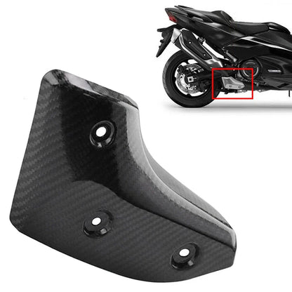 Carbon Fiber Exhaust Link Pipe Heat Shield Cover for Yamaha Tmax 530 560