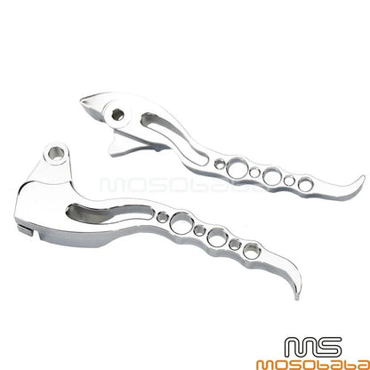 CNC Aluminum Brake Clutch Levers Chrome for Suzuki Boulevard M109R (2006-2017)