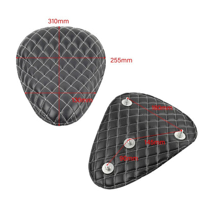 Universal Front Driver Solo Seat Cushion for Harley & Yamaha