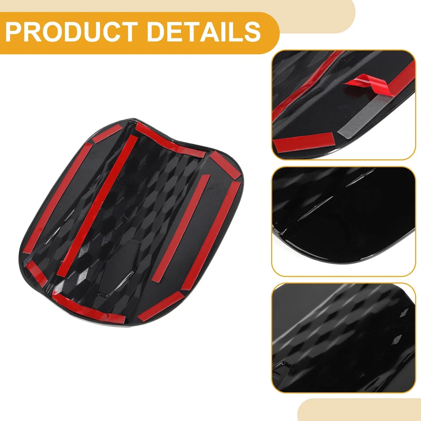 Fuel Tank Door Cap for Hyundai Sonata 2024-2025 Fuel Filler Flap Cover Black