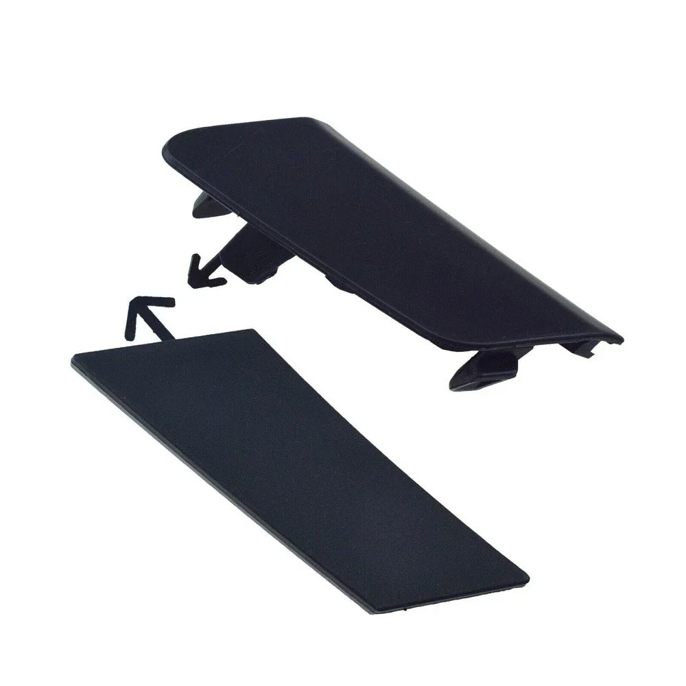 Front Bumper Tow Hook Cover Caps Black for Toyota Corolla (2020-2021)