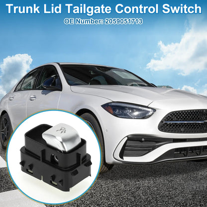Trunk Release Switch for Mercedes-Benz C180 C200 C300 (2015-2020) Black