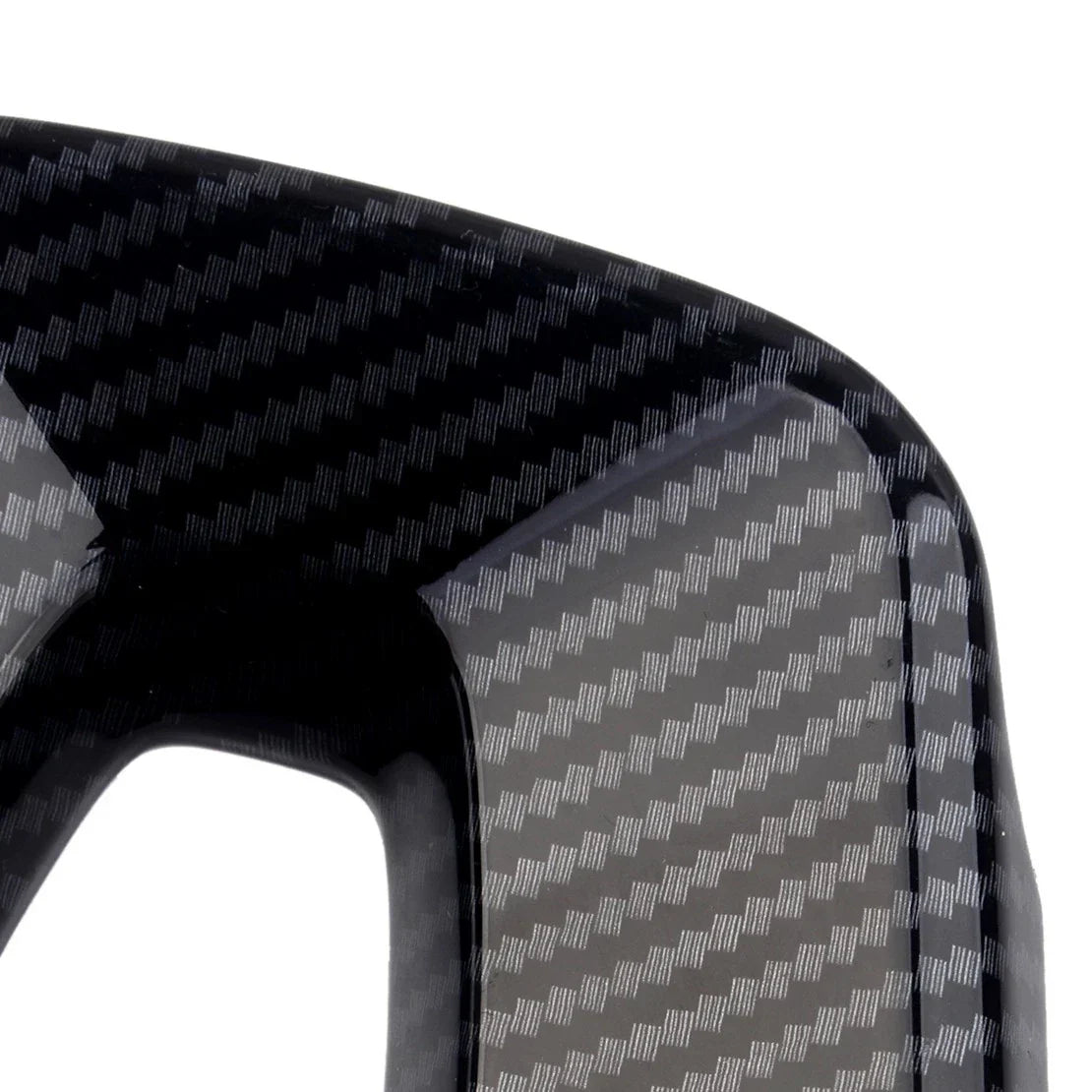 2 x Carbon Fiber Style Steering Wheel Covers for Kia Forte K3 (2019-2020)