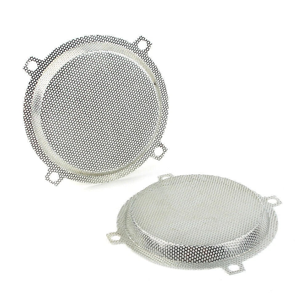 Punched Front Mesh Speaker Grills Covers for Harley Touring Electra Glide