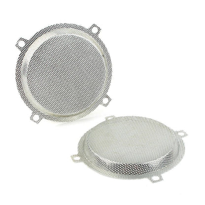 Punched Front Mesh Speaker Grills Covers for Harley Touring Electra Glide