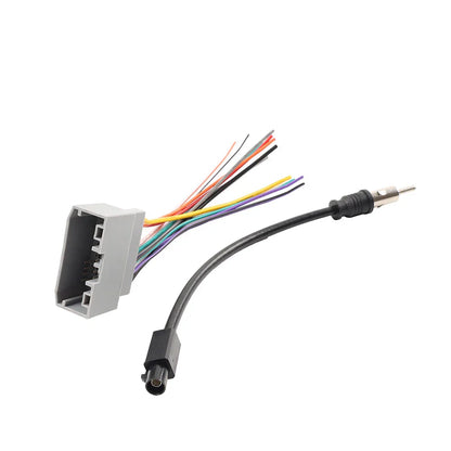 Car Stereo Radio Cable Adapter Wire Harness Antenna for Jeep Dodge (2007-2018)