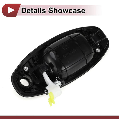 Exterior Door Handle for Hyundai Santa Fe Front Right Black (2013-2018)