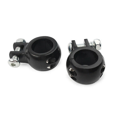 1-1/4" Engine Crash Bar Foot Peg Mount Bracket for Harley Universal