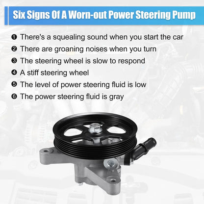 Power Steering Pump Assembly for Honda Accord 2008-2012 3.5L