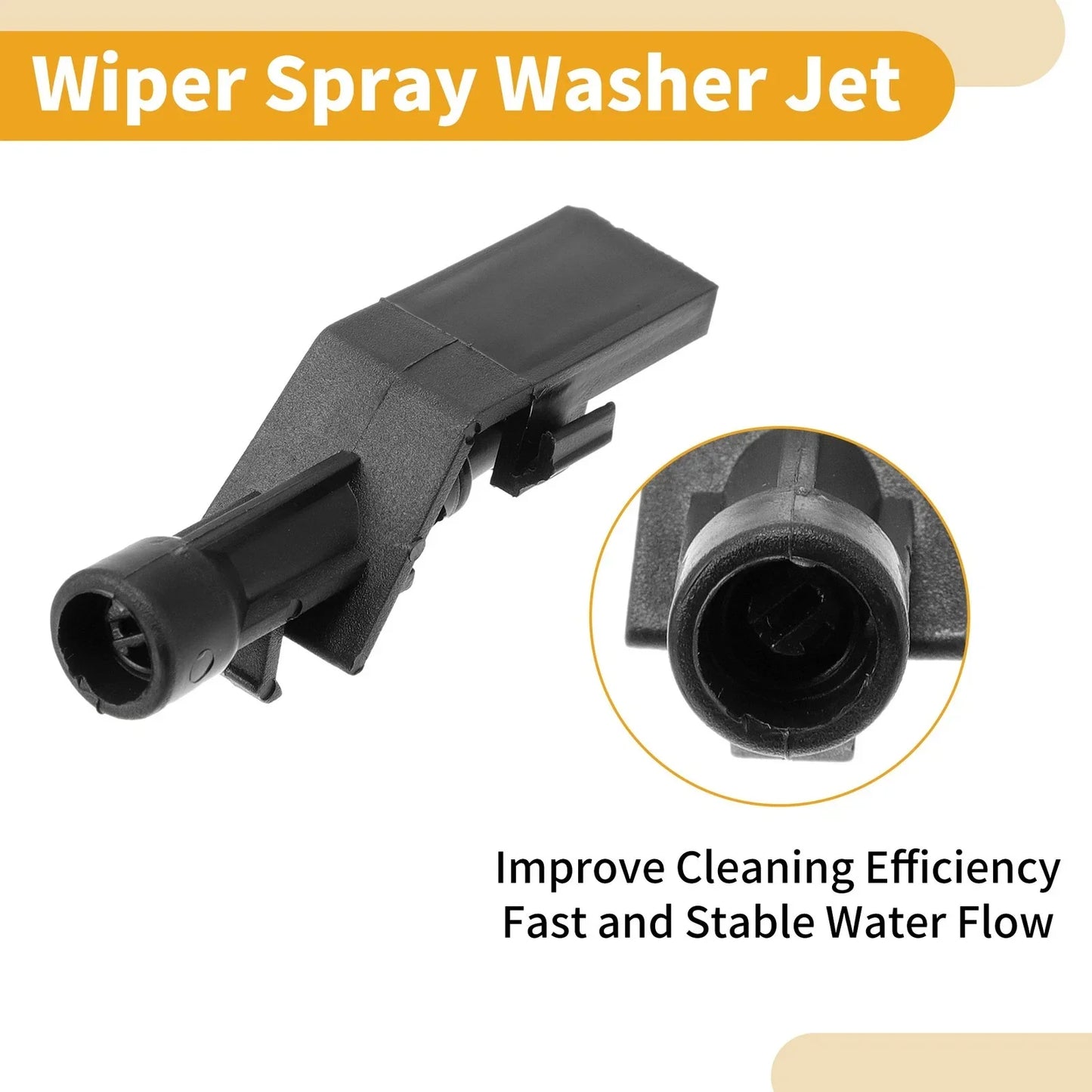 Windshield Washer Nozzle Kit 2 x for Honda Civic (2016-2023)