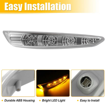 2 x LED Front Side Mirror Turn Signal Lights for Hyundai Sonata (2011-2014)
