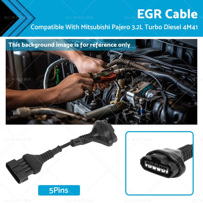 5-Pin EGR Cable for Mitsubishi Pajero 3.2L Turbo Diesel (2006-2019)