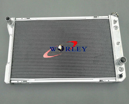 3 Row Radiator + Fans for Pontiac Firebird/Trans Am, Chevy Camaro (82-92)
