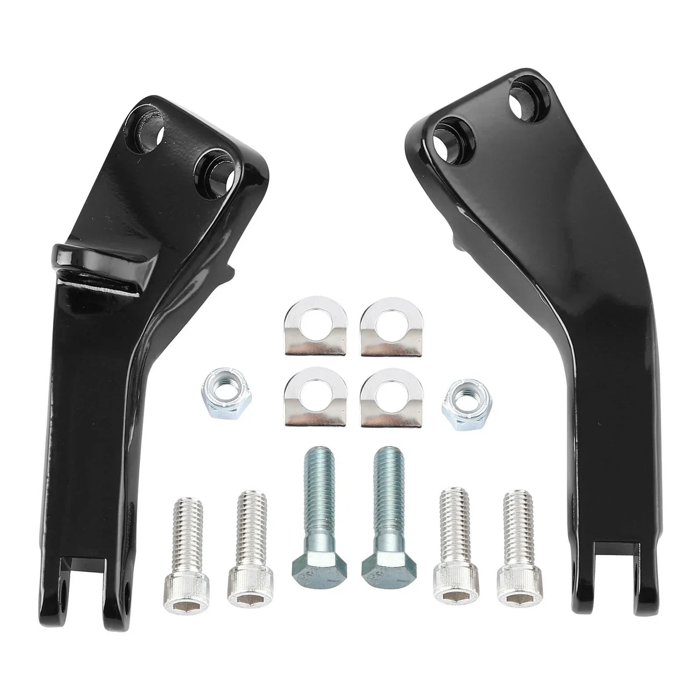 Passenger Foot Peg Mount Brackets for Harley Dyna FXDF FXDL FXDC FXDWG (2006-2017)