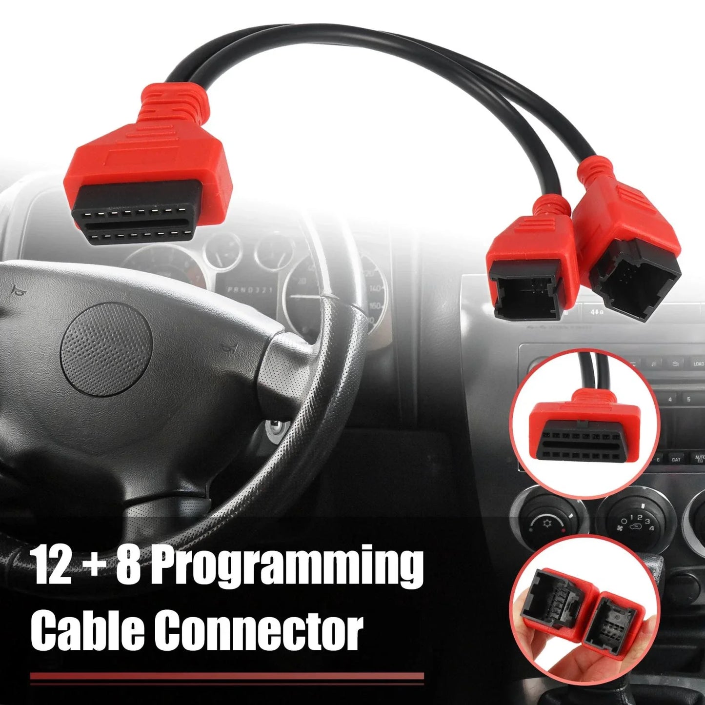 OBD Cable Adaptor Diagnostic Connector for Chrysler Dodge (2000-2023)