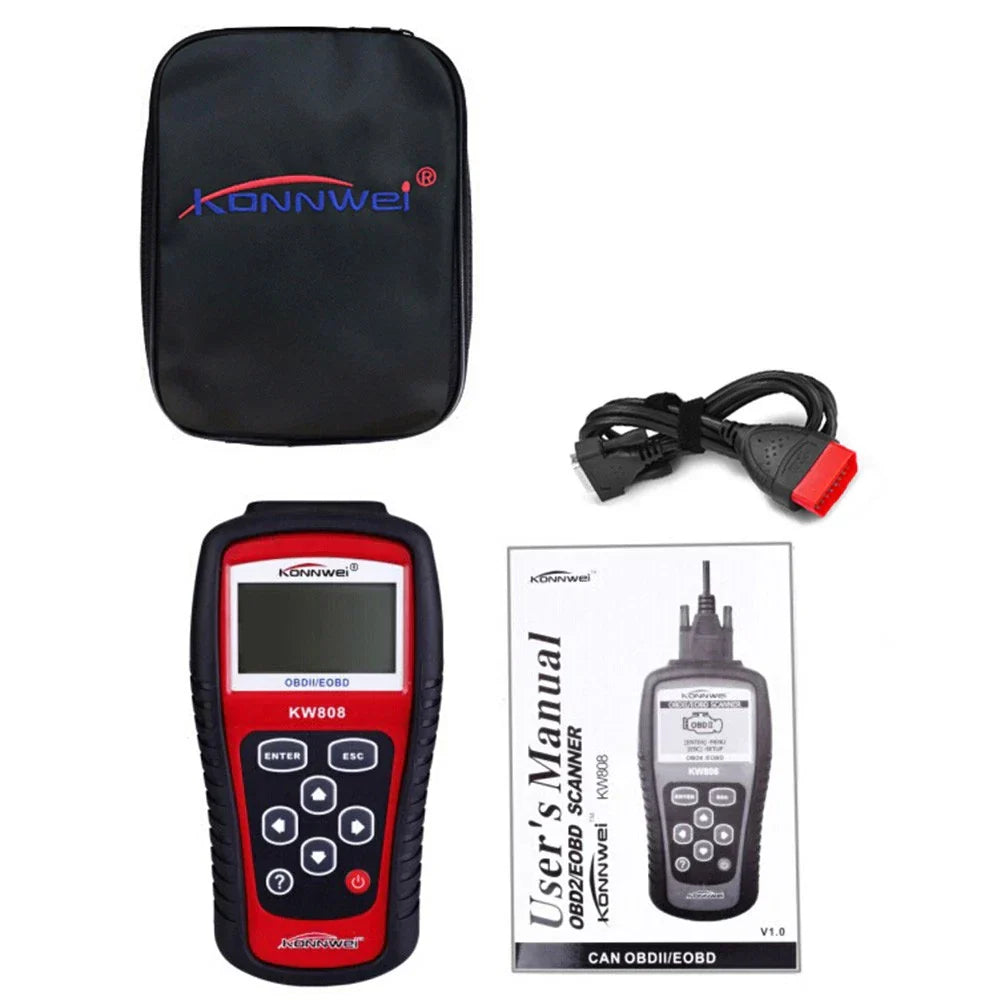 Auto Diagnostic Scanner Code Reader KW808 MS509 OBD2 EOBD Set for Cars