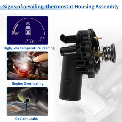 Engine Coolant Thermostat Housing for Dodge Durango V6 3.6L (2011-2023)