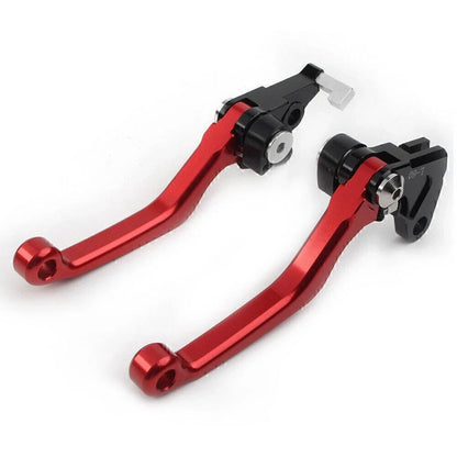 Dirt Clutch Brake Levers RED for Kawasaki KLX250 D-TRACKER (1993-1997)