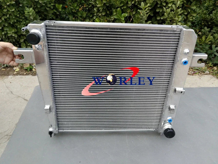Aluminum Radiator & Fan for Jeep Cherokee Liberty KJ 3.7L V6 (2001-2008)