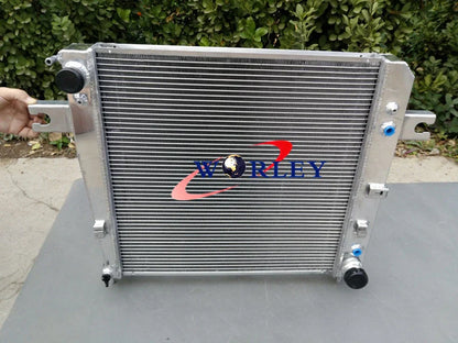 Aluminum Radiator & Fan for Jeep Cherokee Liberty KJ 3.7L V6 (2001-2008)
