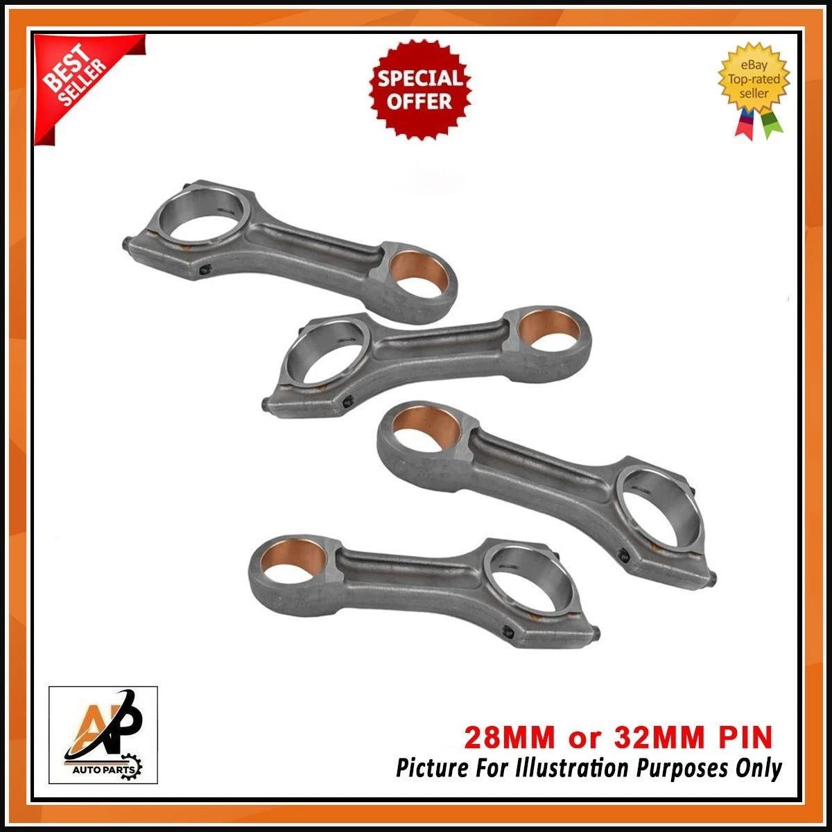 Connecting Rods for BMW X4 2.0 Diesel N47 (2014–2018) Replacement