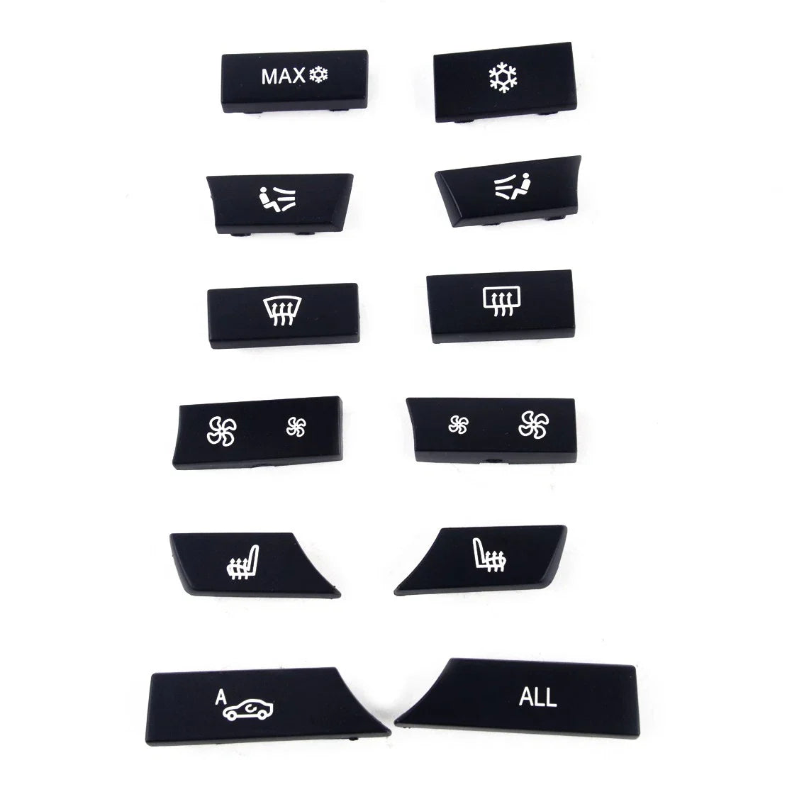 12 x A/C Ventilation Control Knobs for BMW 5 6 7 Series (2009-2017)