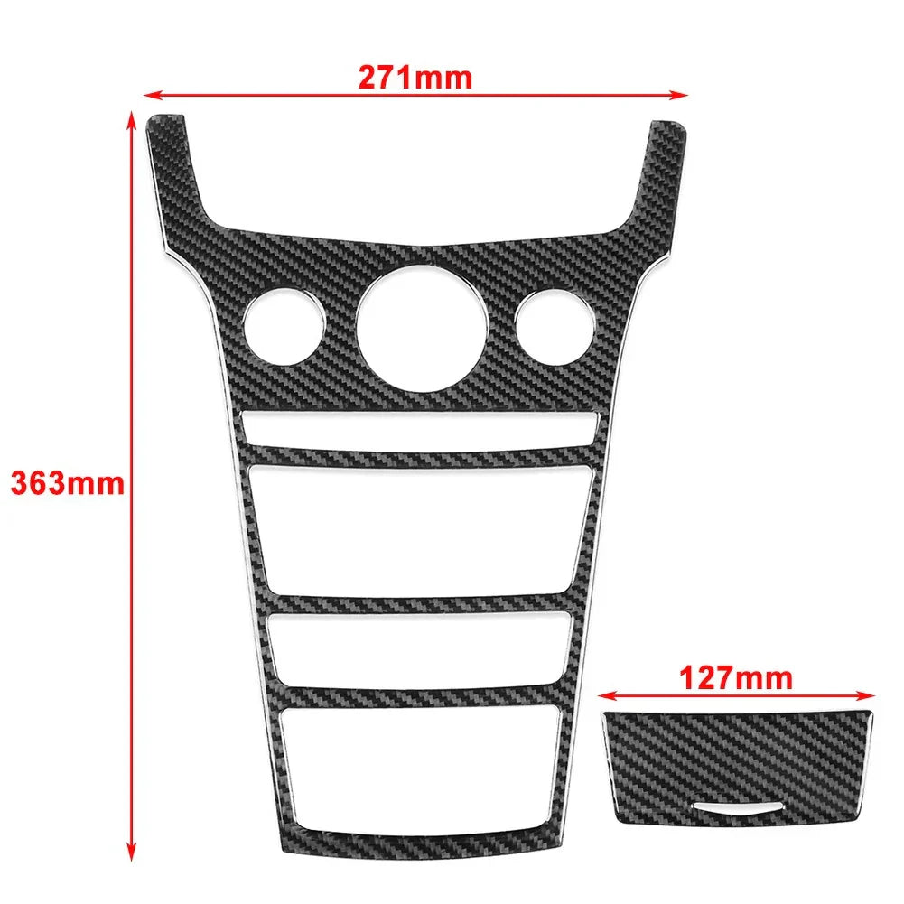 Carbon Fiber Central Console Cover Trim for Cadillac CTS (2008-2013)  pcs