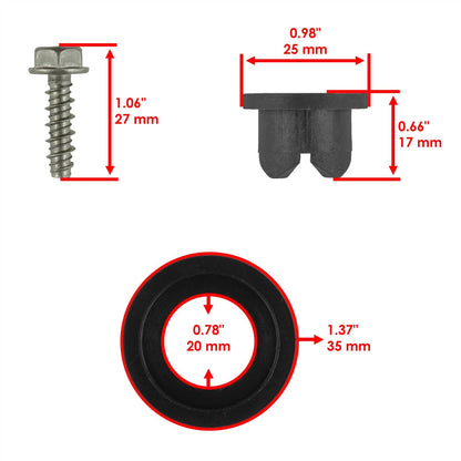 Bumper Bushing Kit Replacement for John Deere LX188 (1992–1992)