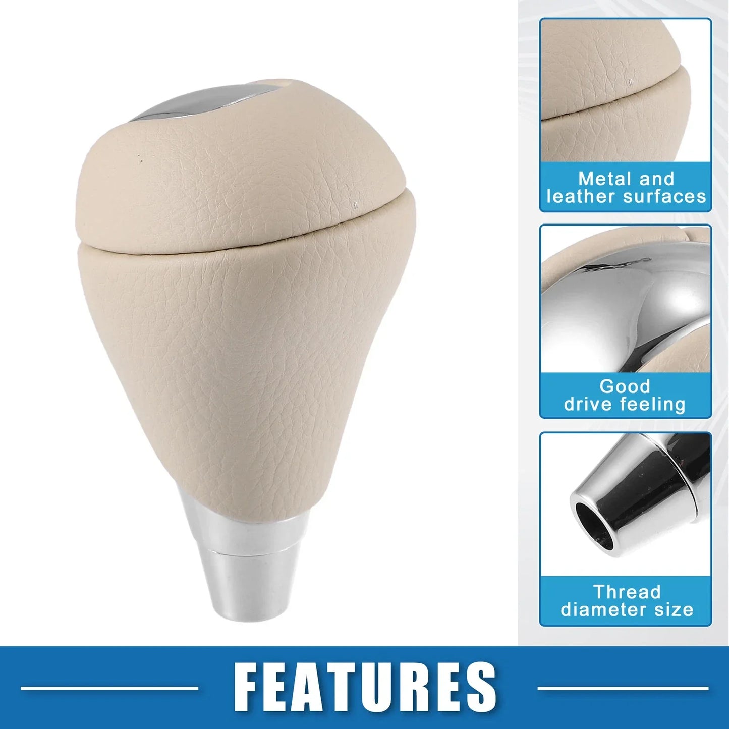 Beige Gear Shift Knob for Lexus Toyota (2000-2023)