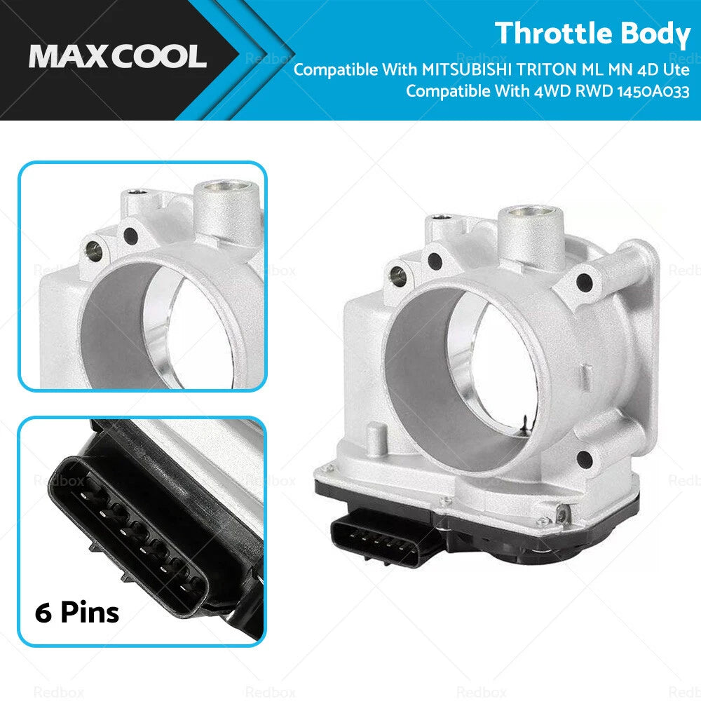 Throttle Body for Mitsubishi Triton ML MN 4D Ute 4WD RWD (2006-2015)