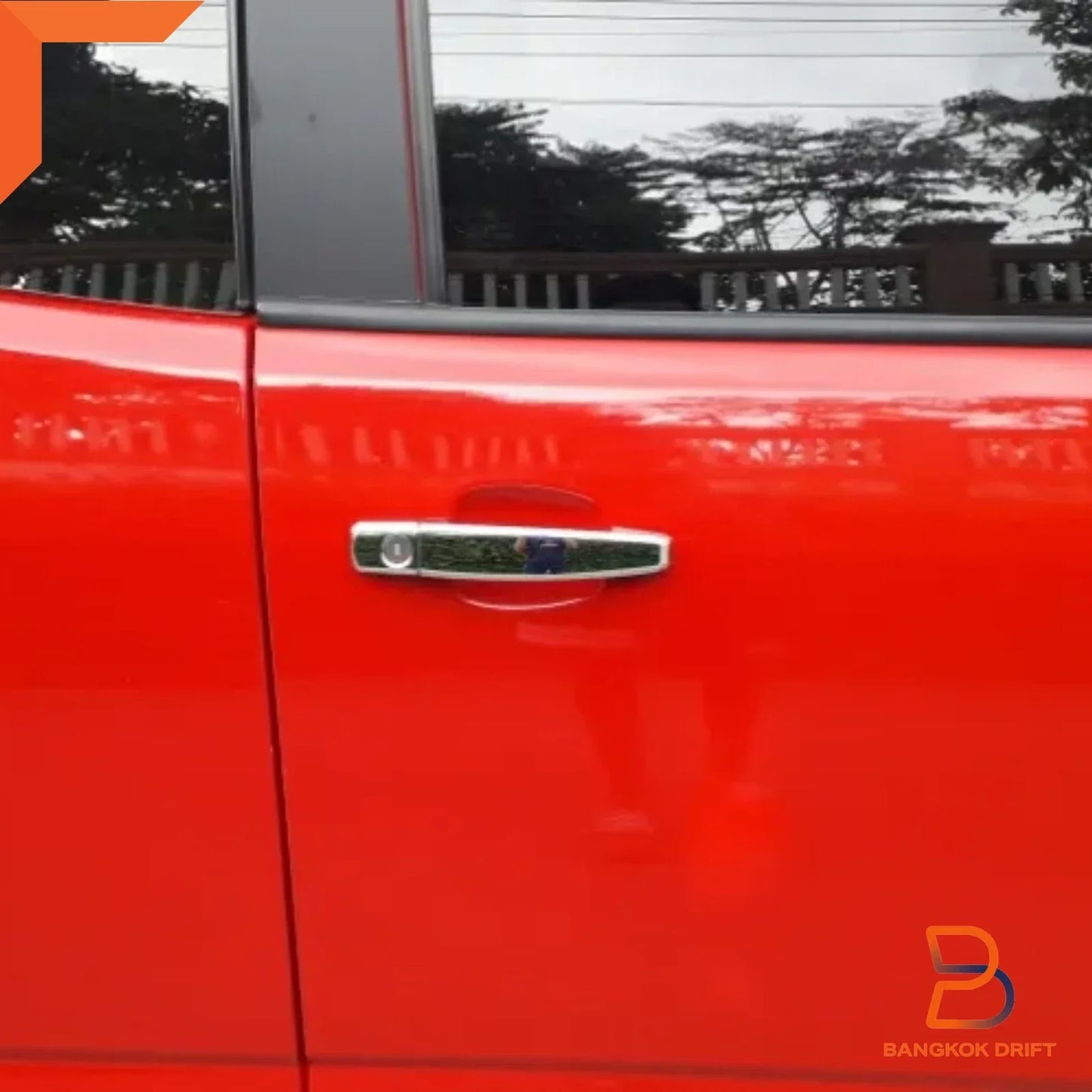 Chrome Door Handle Cover + Keyhole for Holden Colorado RG Ute (2012-2020)