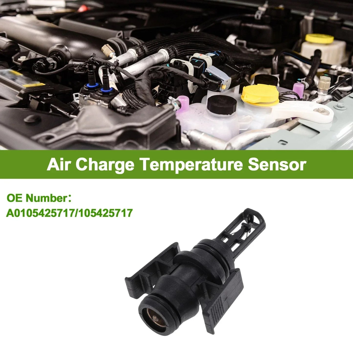 Air Charge Temperature Sensor for MERCEDES-BENZ W202 C200 2.0 (1993-2000)