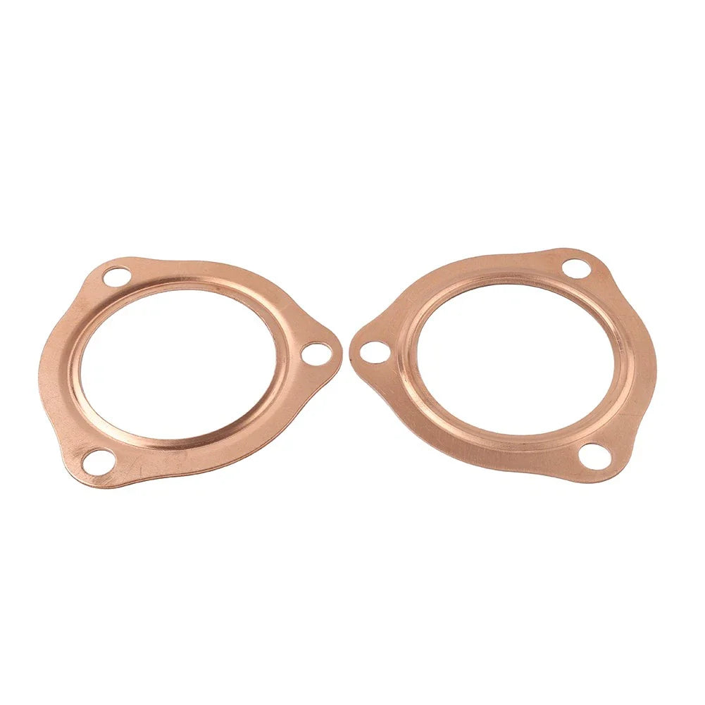 2.5" Copper Header Pipe Collector Flange Gaskets for Chevy SBC BBC