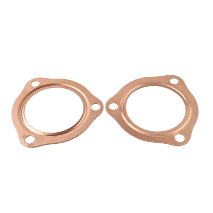 2.5" Copper Header Pipe Collector Flange Gaskets for Chevy SBC BBC