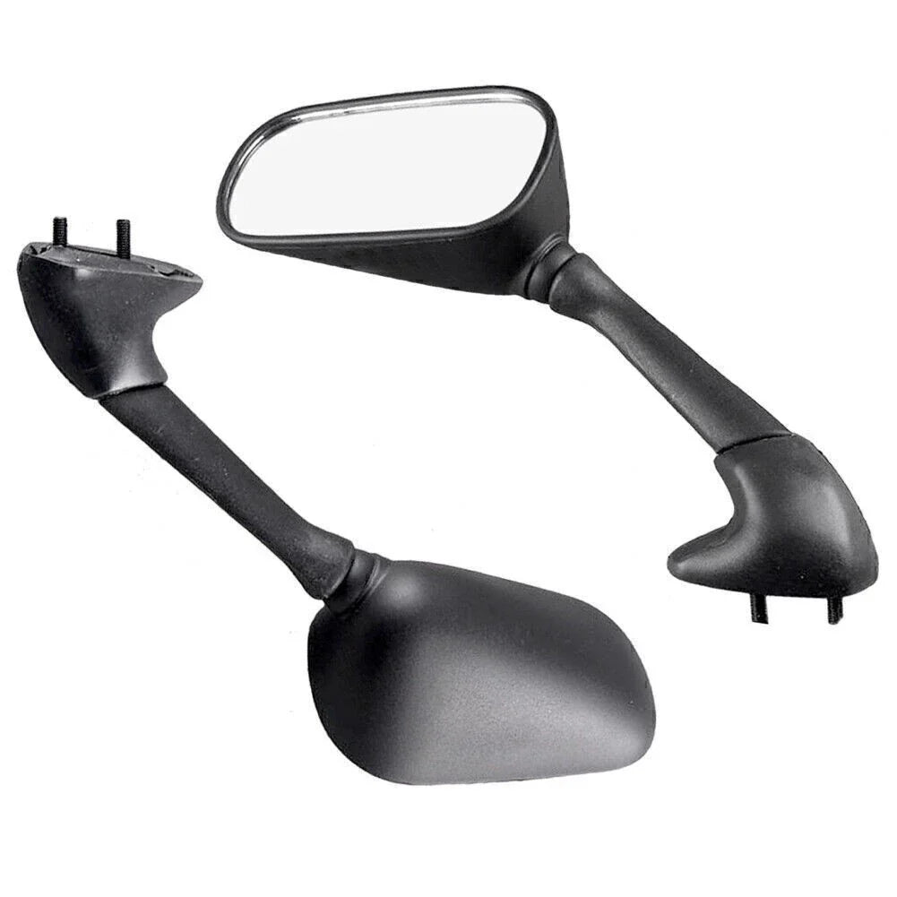 Oval Matte Rear View Mirrors for Yamaha YZF R6 (2001-2003)