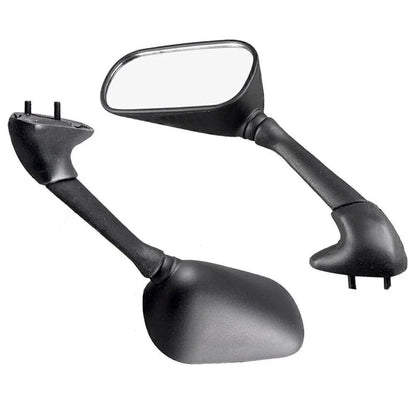 Oval Matte Rear View Mirrors for Yamaha YZF R6 (2001-2003)