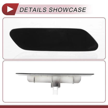 Front Right Washer Nozzle Cover for Lexus RX350 (2016-2019) Black 1 x Cap