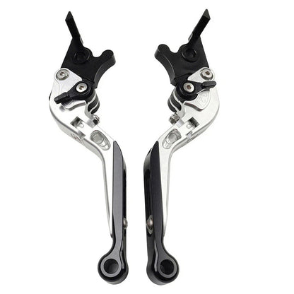CNC Silver Extendable Brake Clutch Levers for Yamaha YZF R1 R1M R1S R6 MT-09 (2015-2023)