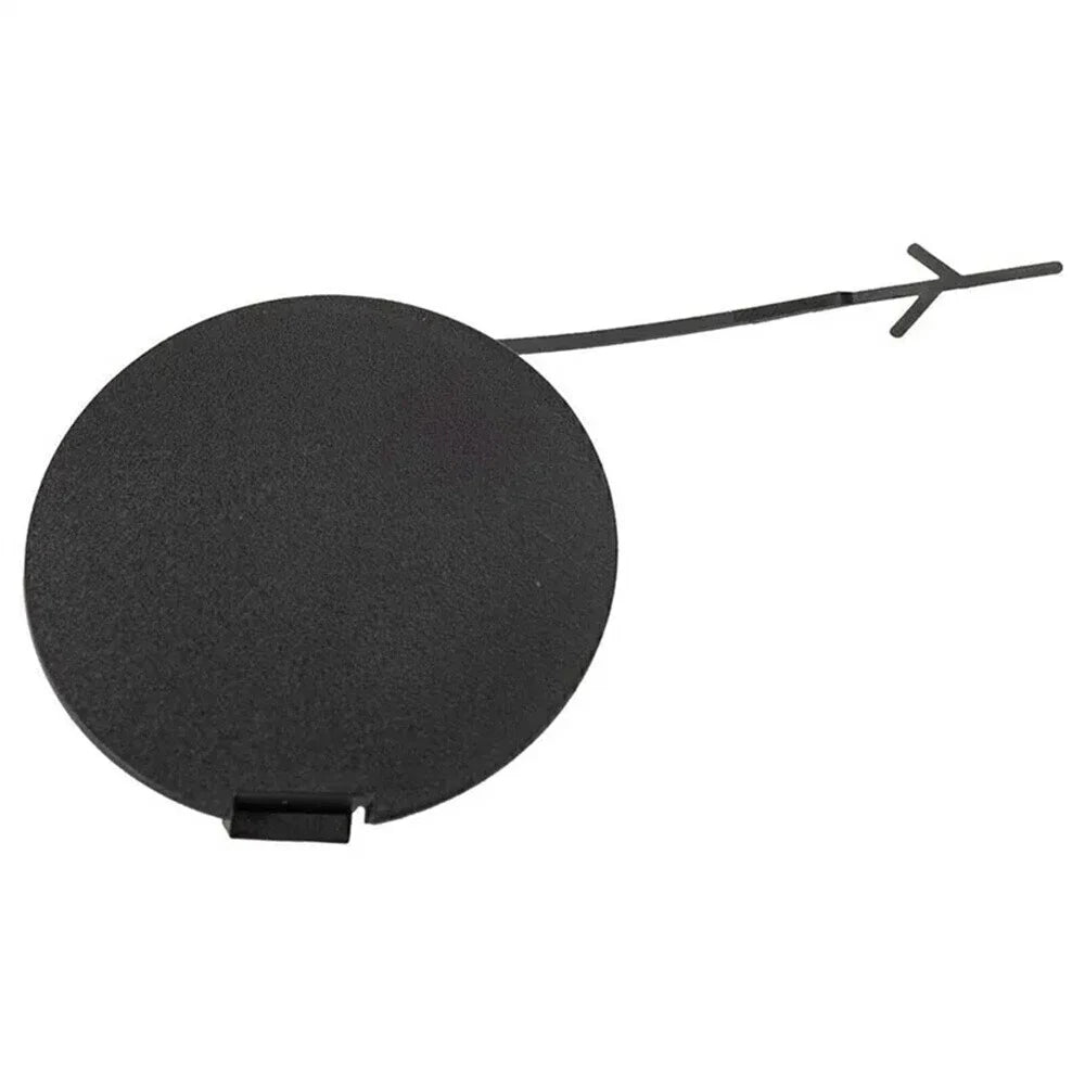 Black Front Bumper Tow Hook Eye Cap Cover for Jeep Renegade (2015-2020)