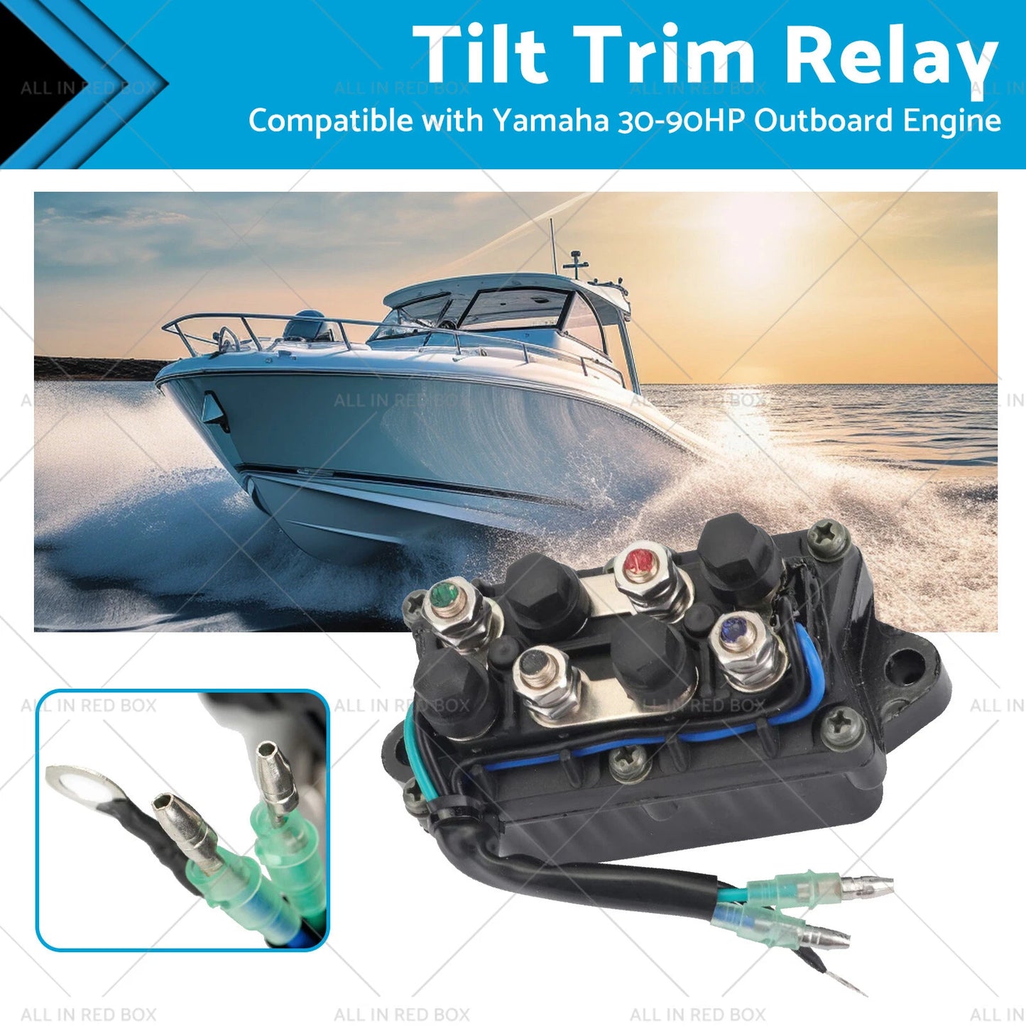 Tilt Trim Relay for Yamaha 30-90HP Outboard Engine (1992-2006)