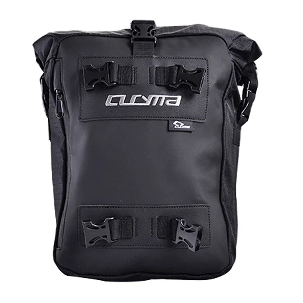 Waterproof 10L Rear Tail Seat Bag for Motorcycle - Black