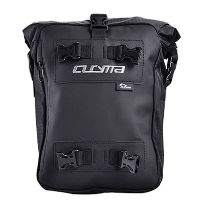 Waterproof 10L Rear Tail Seat Bag for Motorcycle - Black