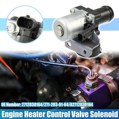 Car Engine Heater Control Valve Solenoid for Mercedes-Benz C250 (2012-2015)