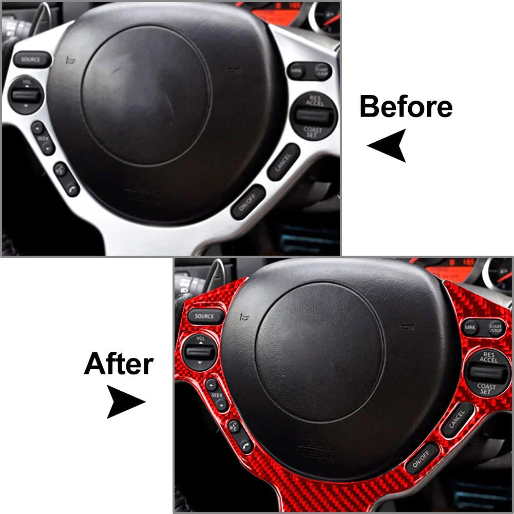 Steering Wheel Button Frame Cover Trim for Nissan GTR R35 (2008-2016)