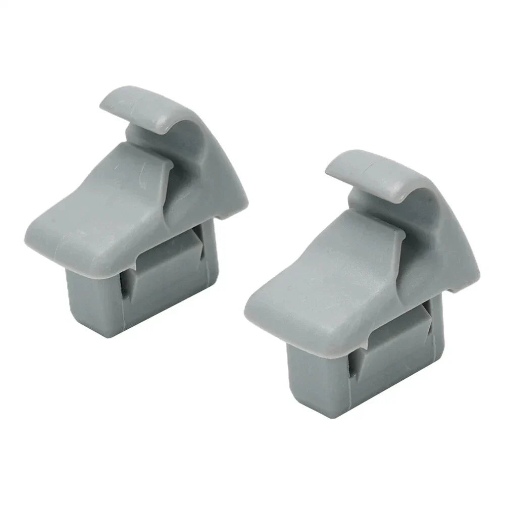 Car Sun Visor Holder Clips Grey for Lancer, Outlander (2007-2017)