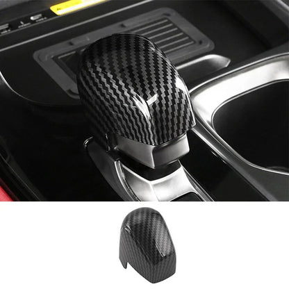 ABS Carbon Fiber Pattern Gear Shift Knob Trim for Lexus RX 350 500h (2023–2024)